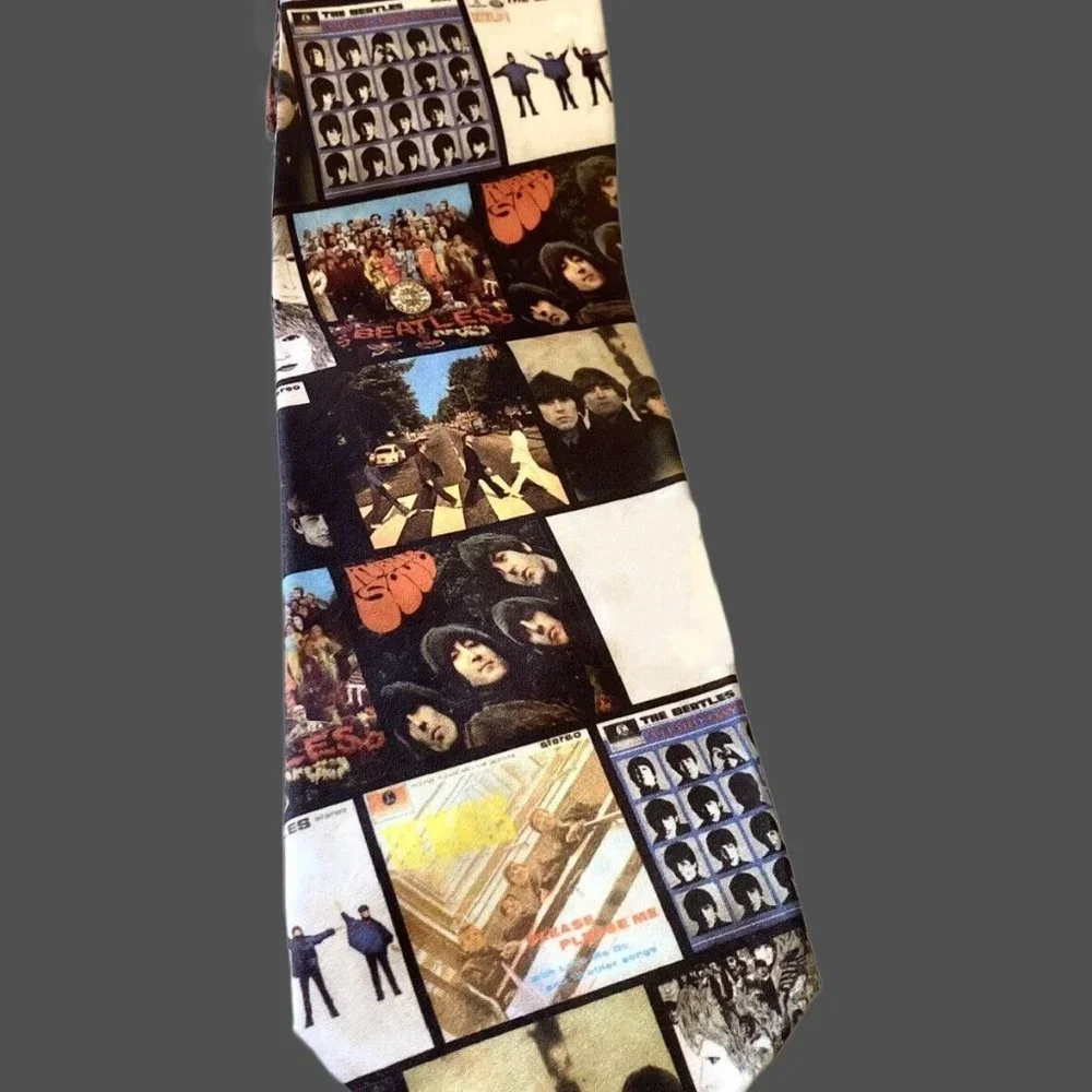 Vintage Beatles Neck Tie "The Album Covers" - Picture 4 of 6